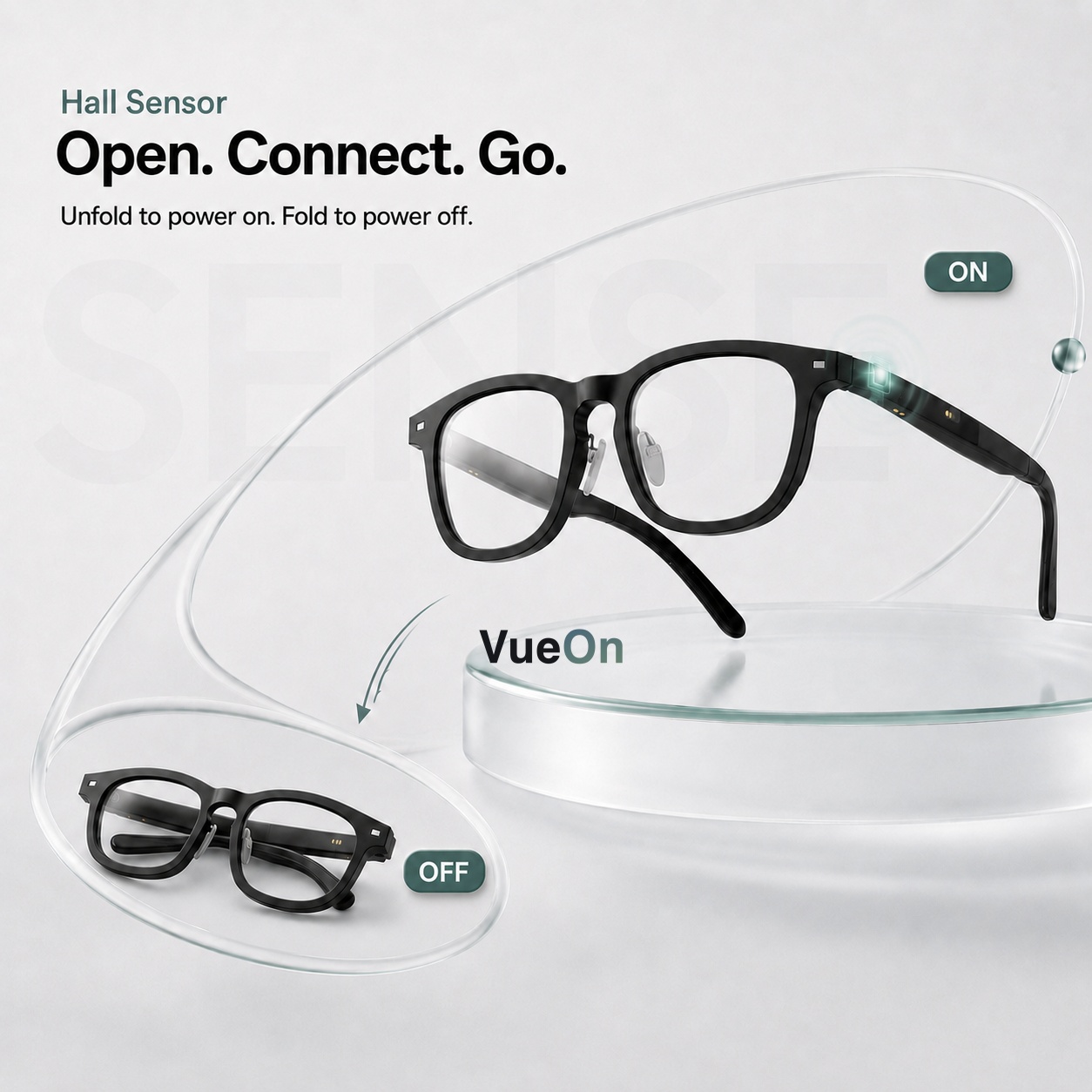 VueOn AI Smart Glasses product detail 3